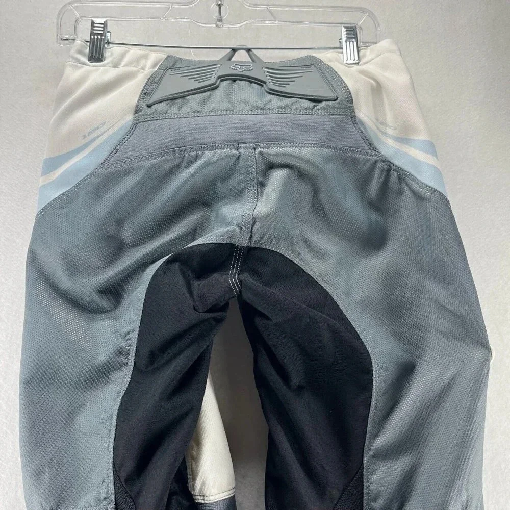 FOX Racing Pants Youth Sz 5/6 180 Motocross Riding Performance Nylon White Gray - Picture 6 of 16